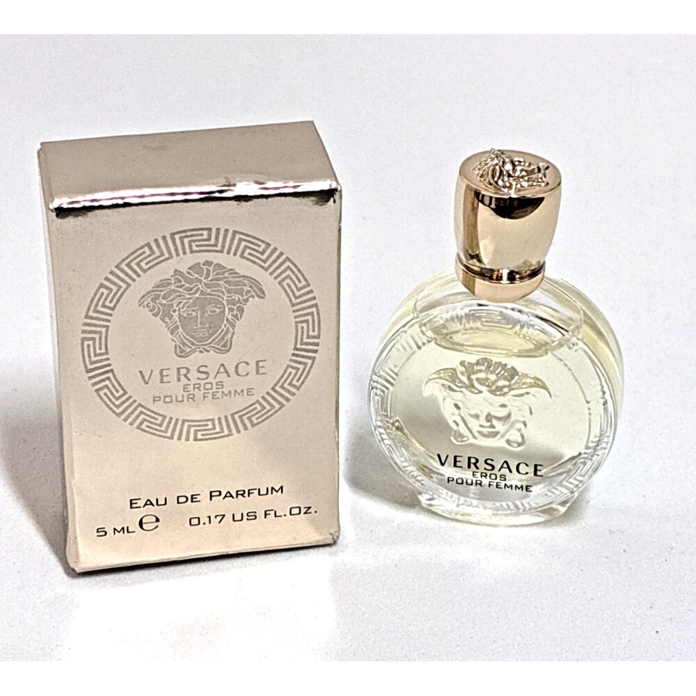Versace Eros Pour Femme Mini Splash 5ml EDP Travel Perfume with Box (T9)